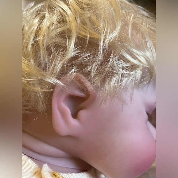 Lifelike Reborn Baby Doll Boy 19” Full Body Silicone Realistic Newborn Baby - Picture 6 of 11